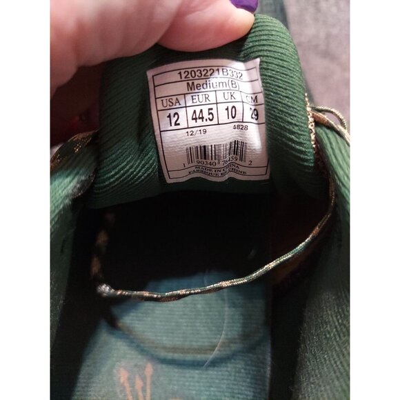 Size 12 - Brooks Launch 7 Run Lucky W Running Walking Shoes Green Gold - Picture 8 of 12